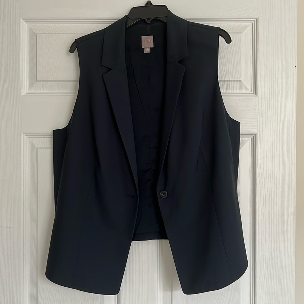 J. Jill wool vest - midnight blue 1X